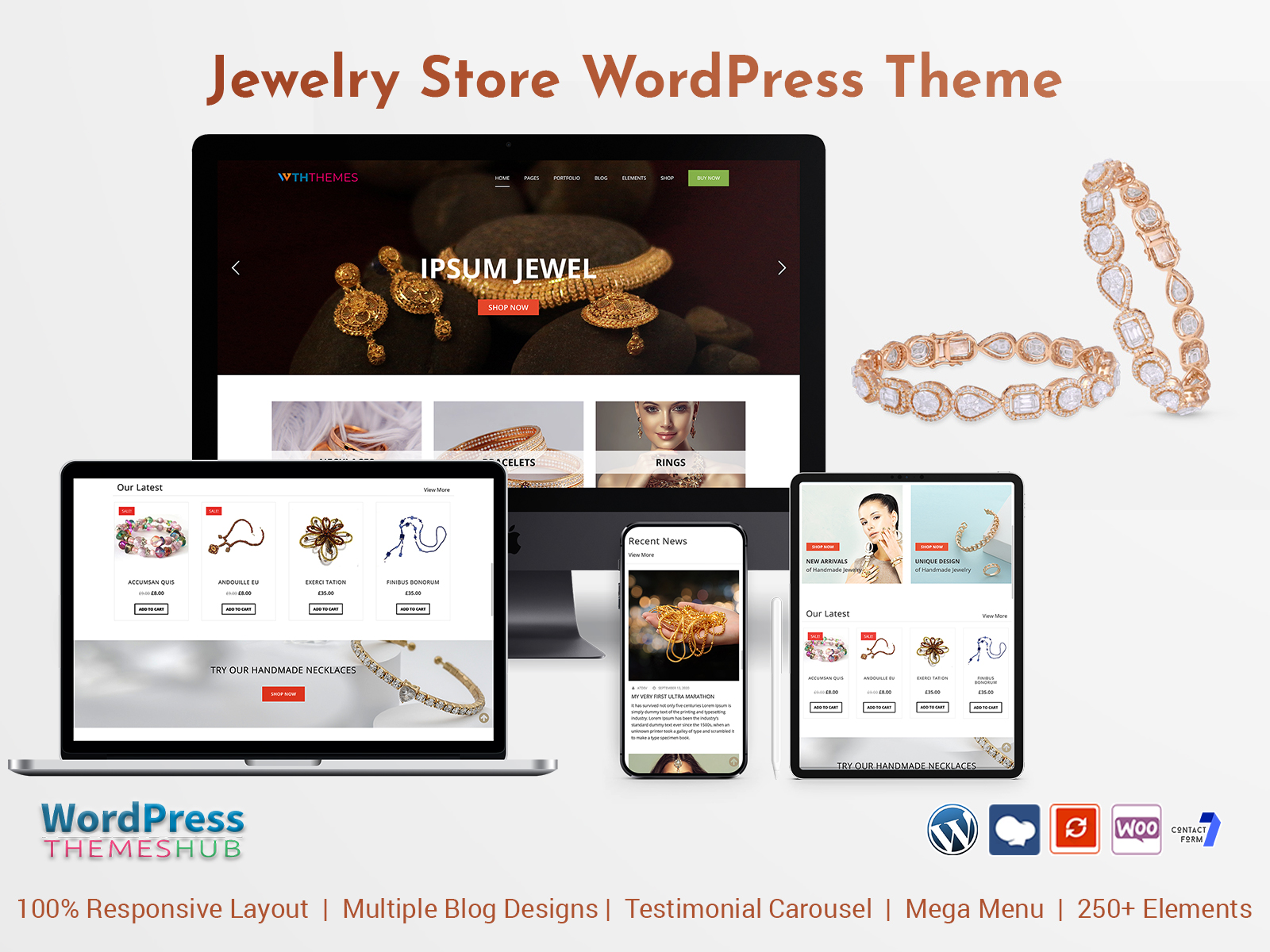 Jewelry WordPress Theme For Beautiful Jewelry Websites
