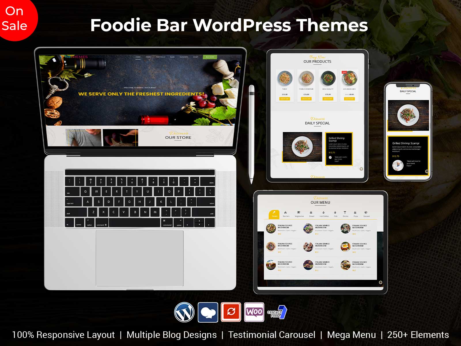 Foodie Bar WordPress Themes For Food Website