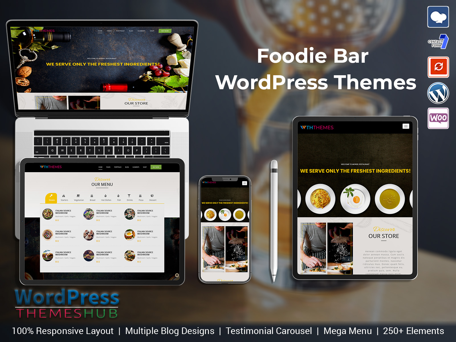 Foodie Bar WordPress Themes For Food-Related Websites