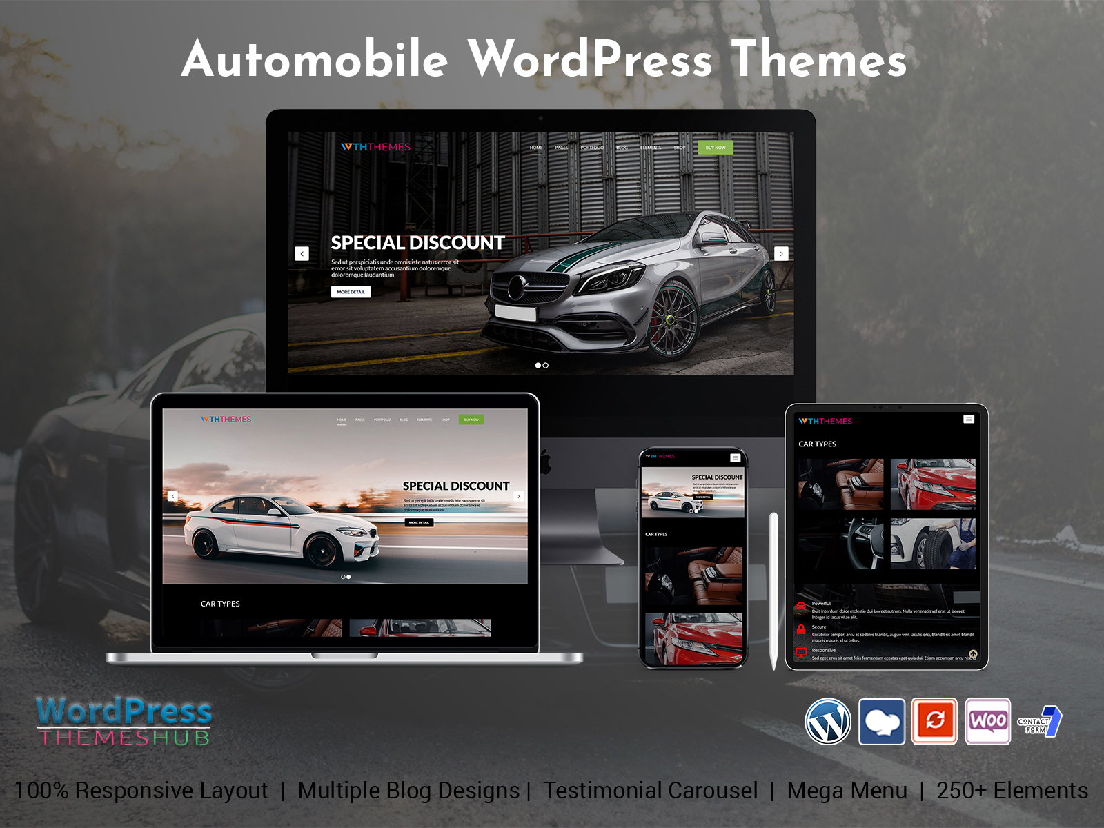 Automobile WordPress Theme To Make Car Service Website