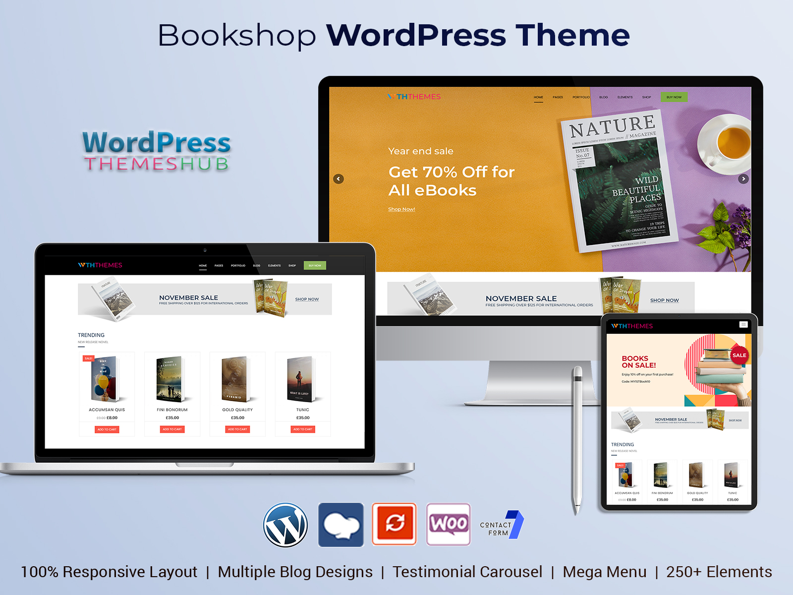 Creative Bookshop WordPress Theme To Make Books Website