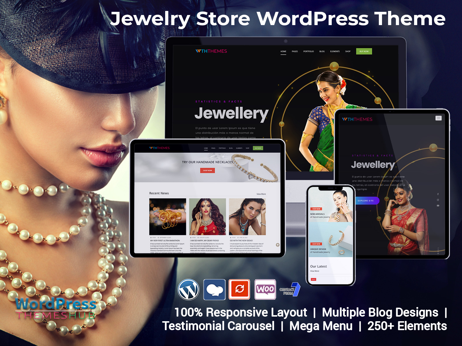 Jewelry WordPress Theme To Make Stylish Design Jewelry Websites