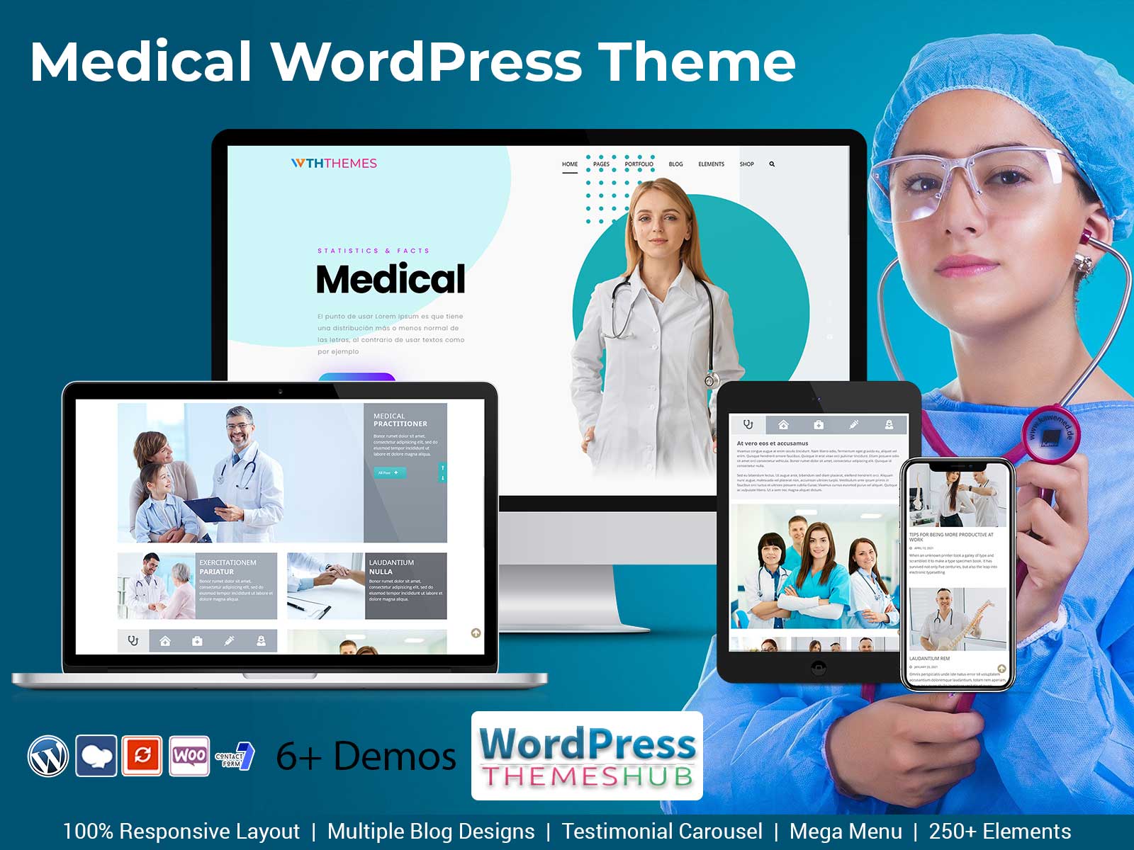 Hospital WordPress Theme To Make Hospital Website