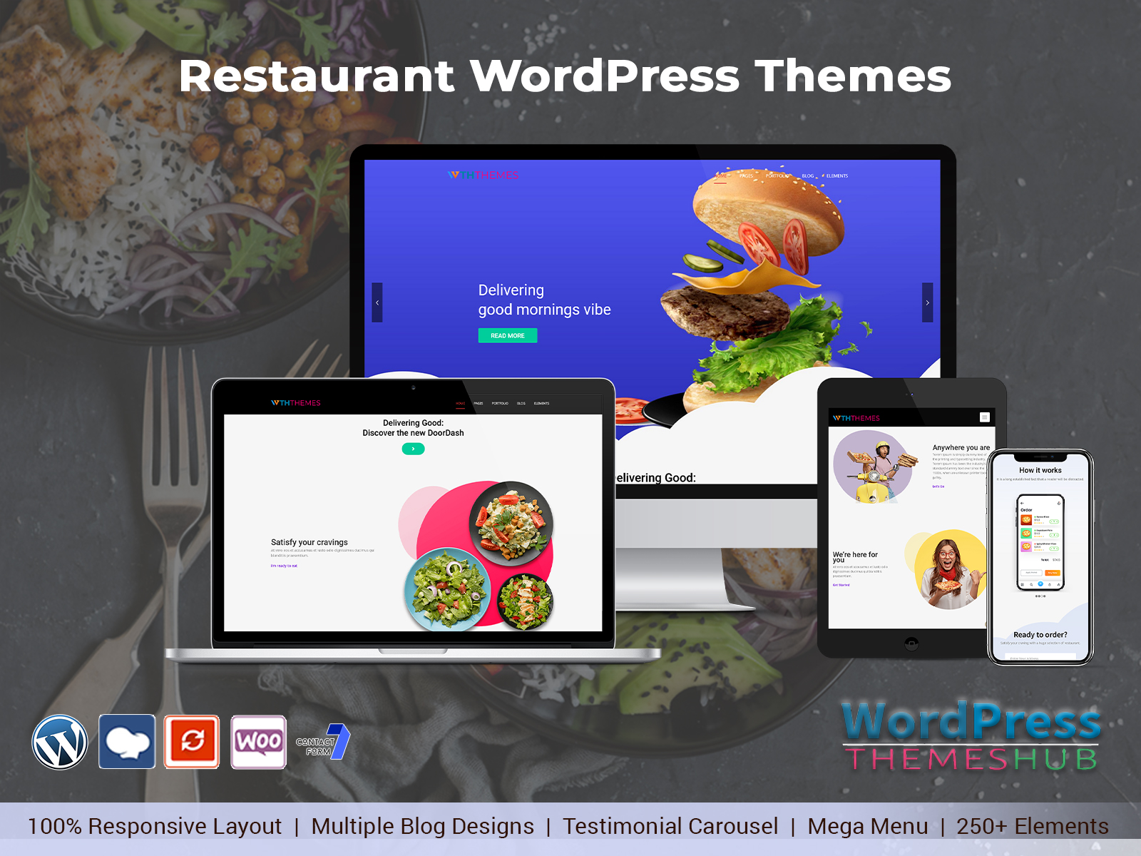 Delicious Restaurant WordPress Theme For Restaurant Website