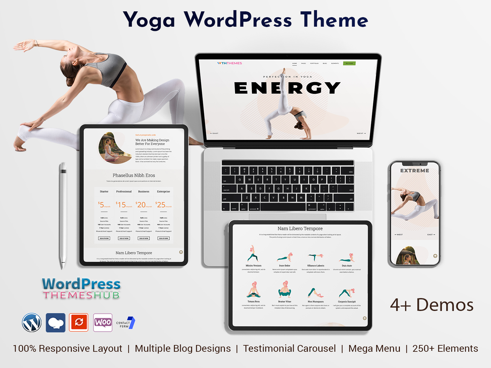 Yoga Responsive WordPress Theme For Yoga Website
