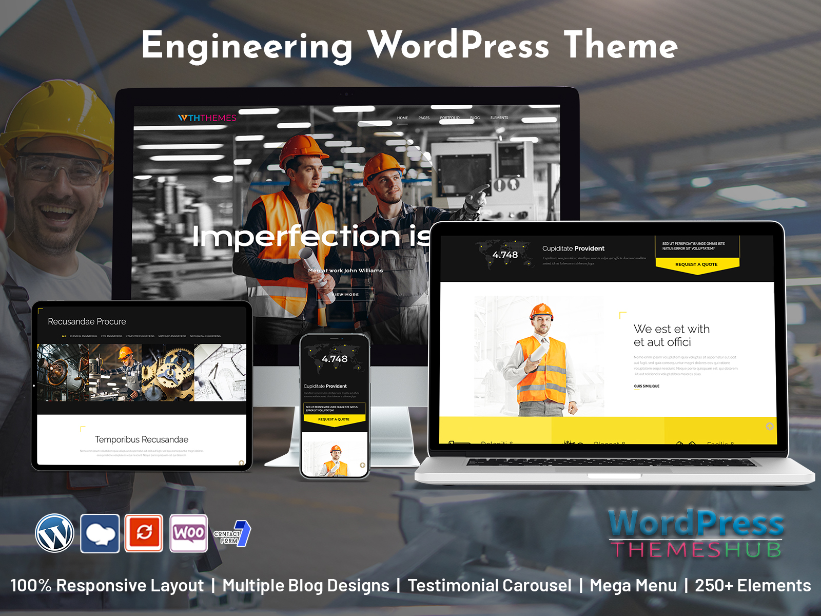 Engineering WordPress Theme For Building Engineering Website