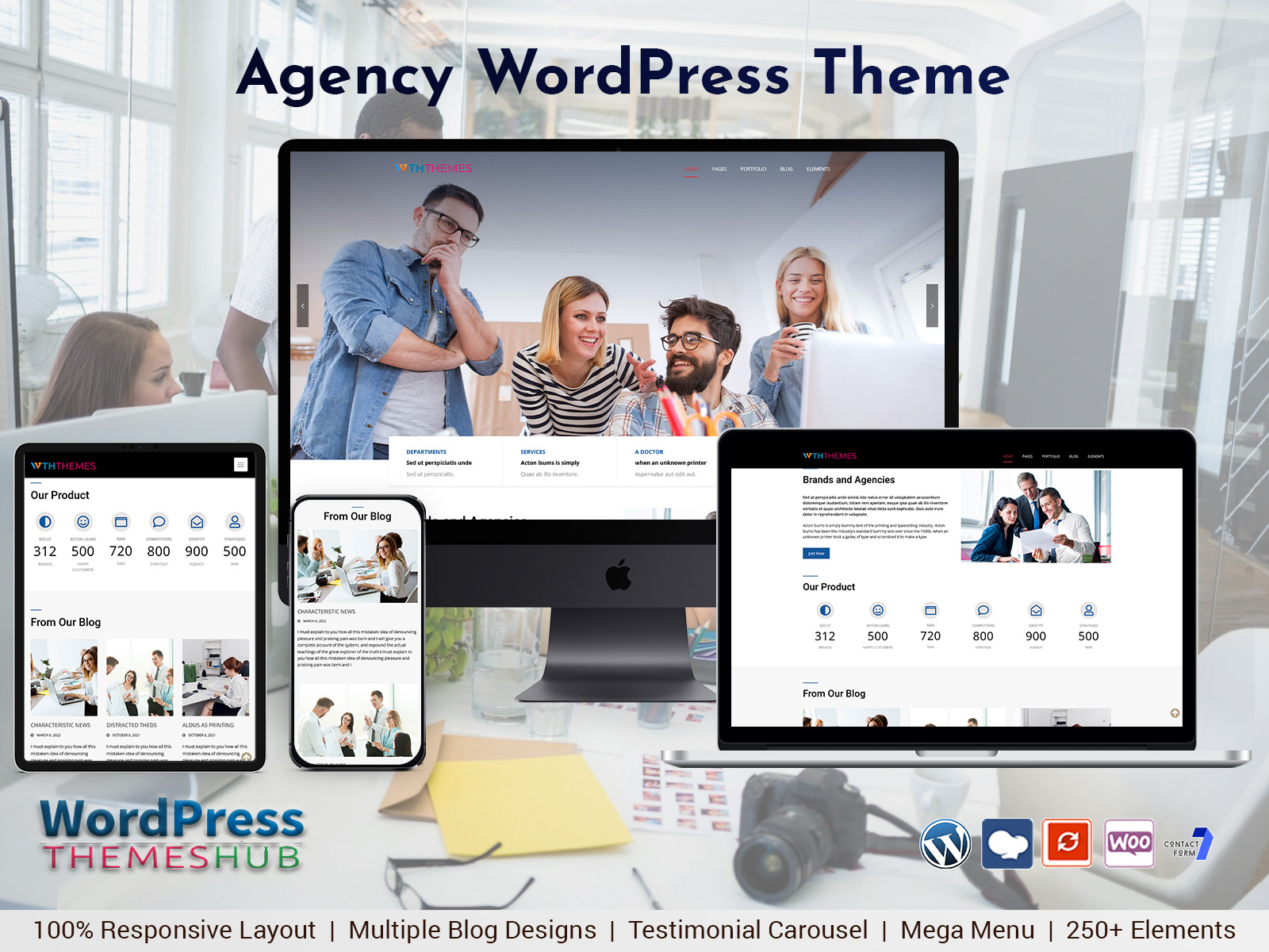 Agency Business WordPress Theme With Unique Features