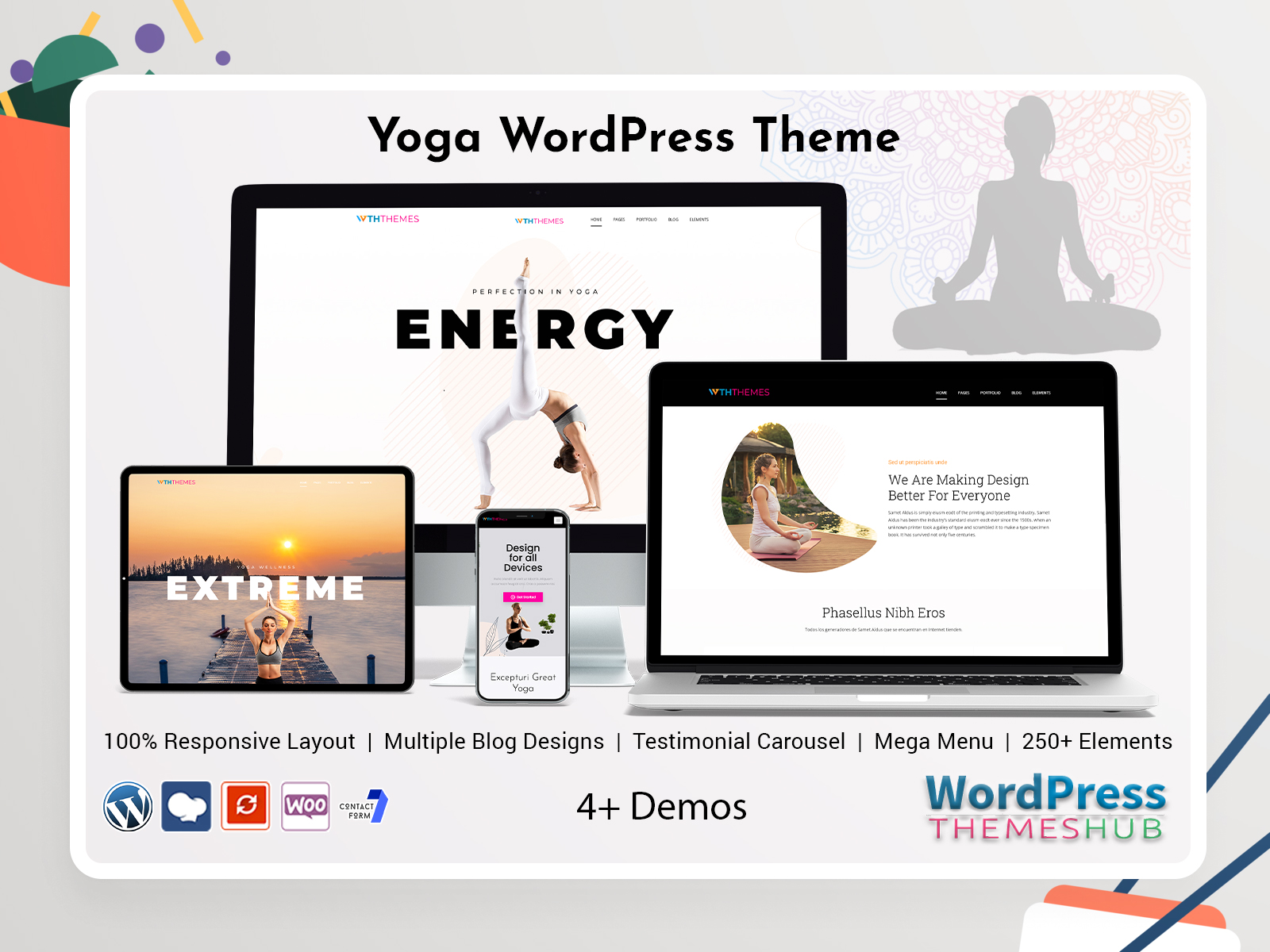 Yoga WordPress Theme For The Yoga-Wellness Website To Sell Products