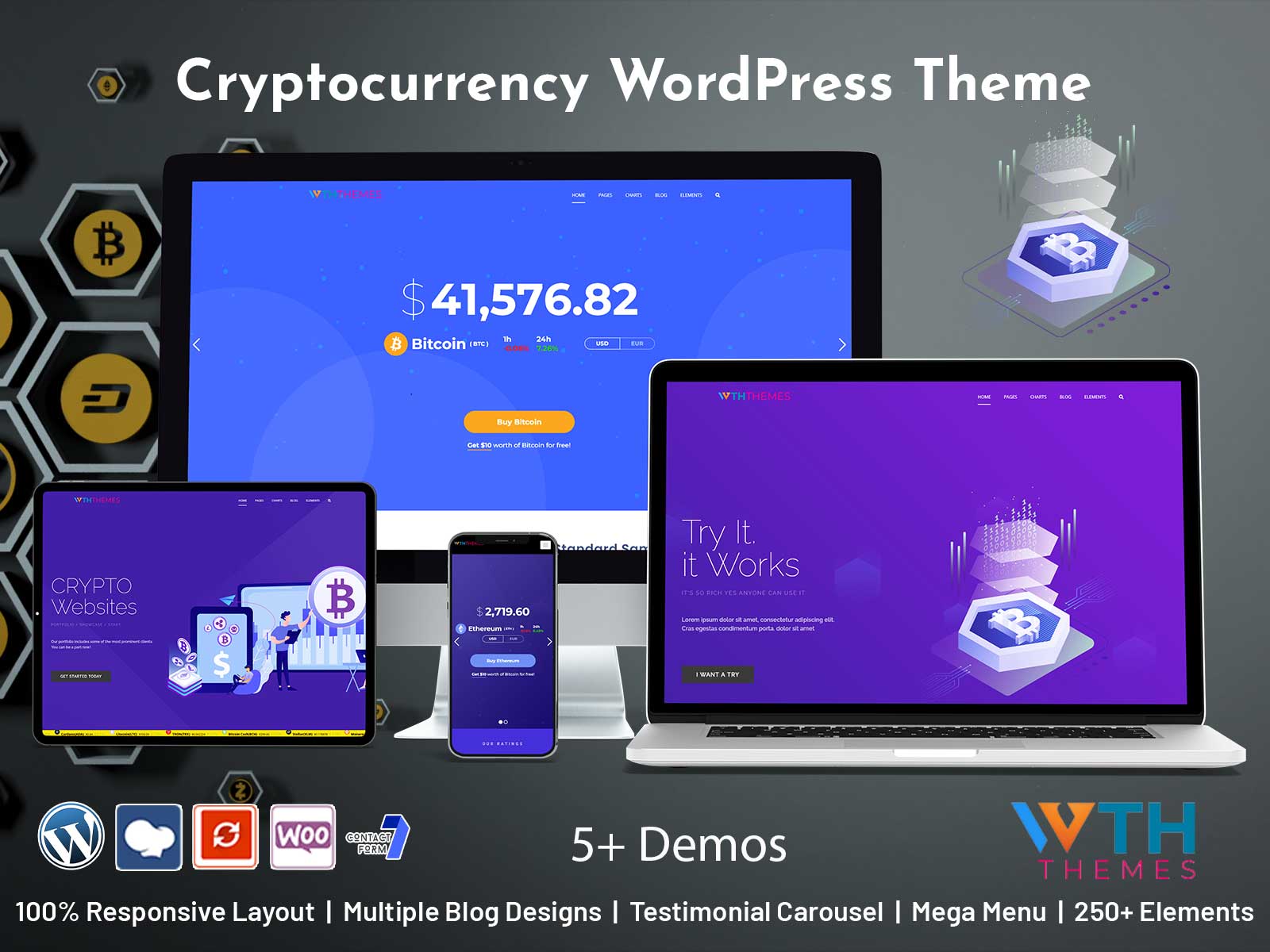 Crypto WordPress Themes Come With Fully Customizable Features