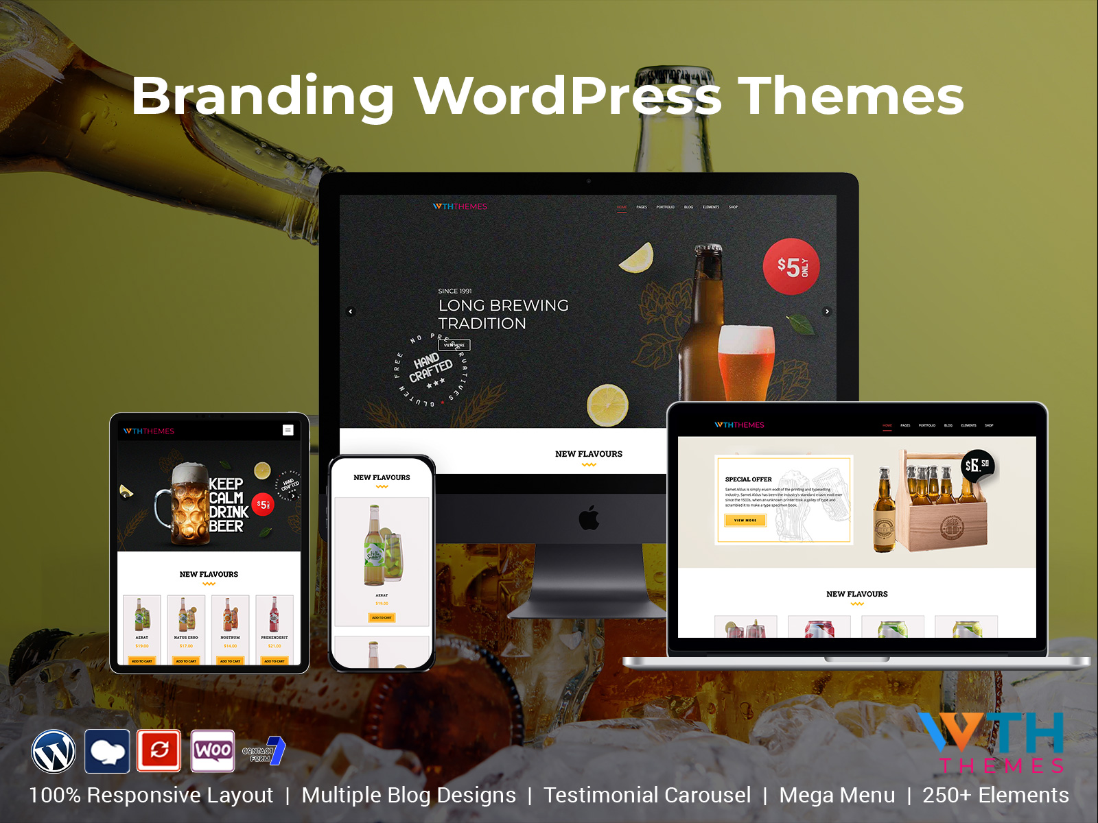 Branding WordPress Theme to Make Distillery, Bars, Or Brew Store Sites