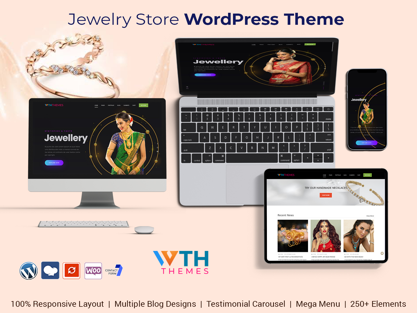 Jewelry WordPress Theme Website With Simple And Cool Features