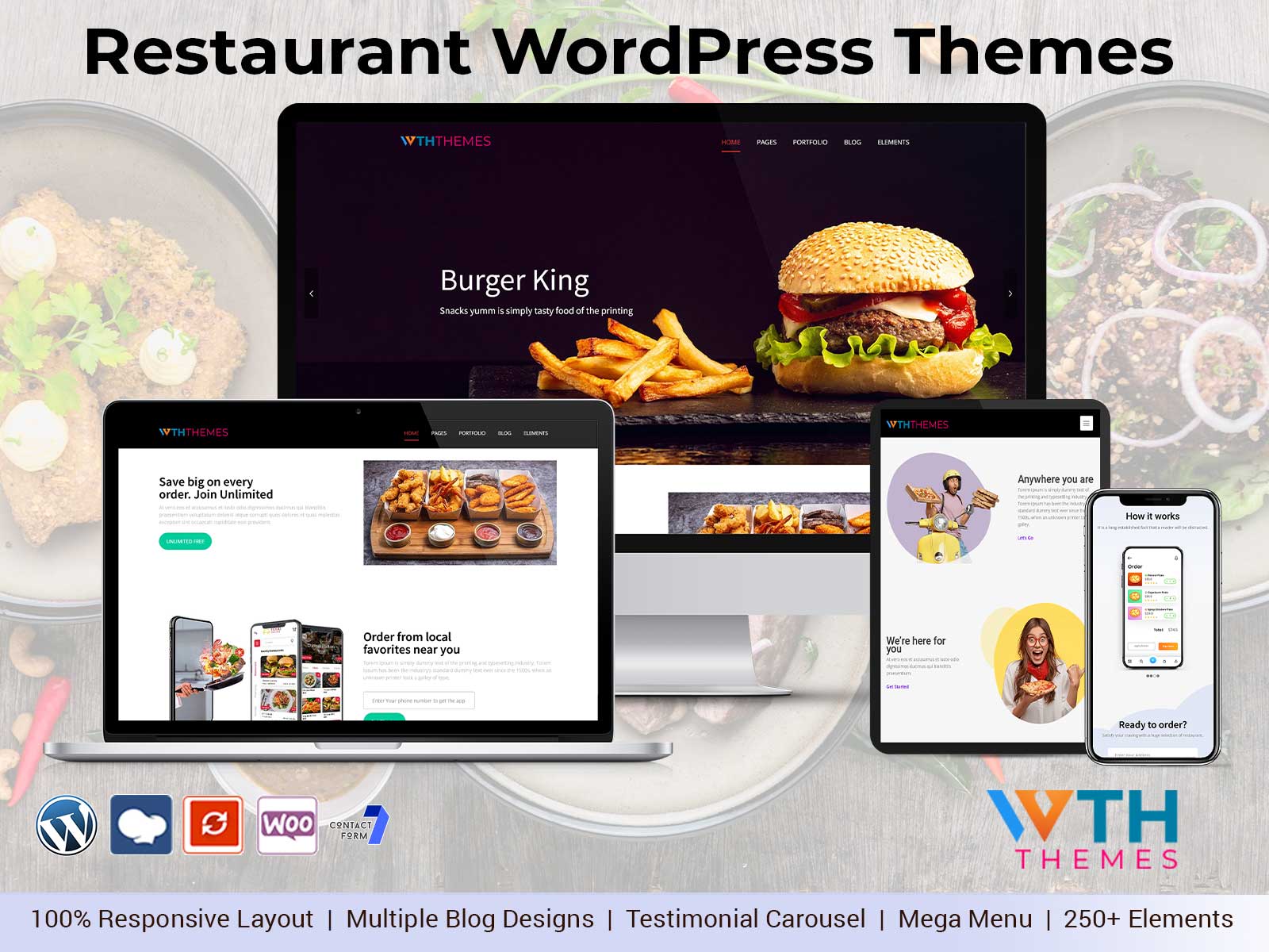 Restaurant WordPress Theme Clean And Modern WordPress Theme