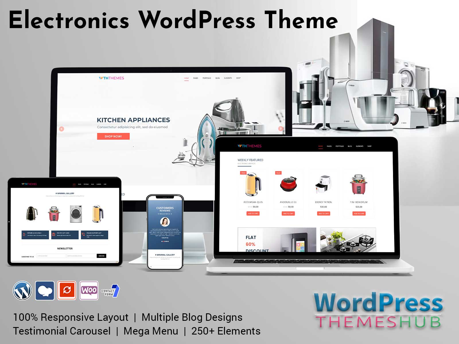 Responsive Electronics WordPress Theme For Electronics Website