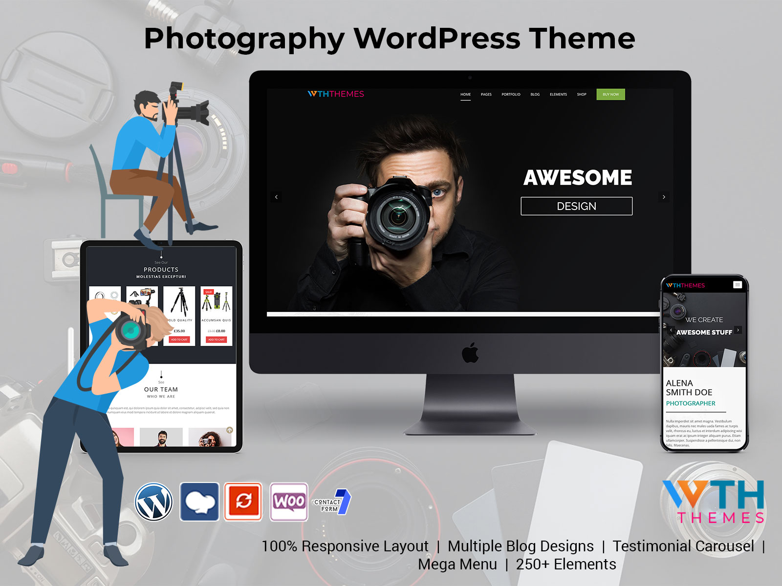 Photography Portfolio WordPress Theme with Simple And Cool Features