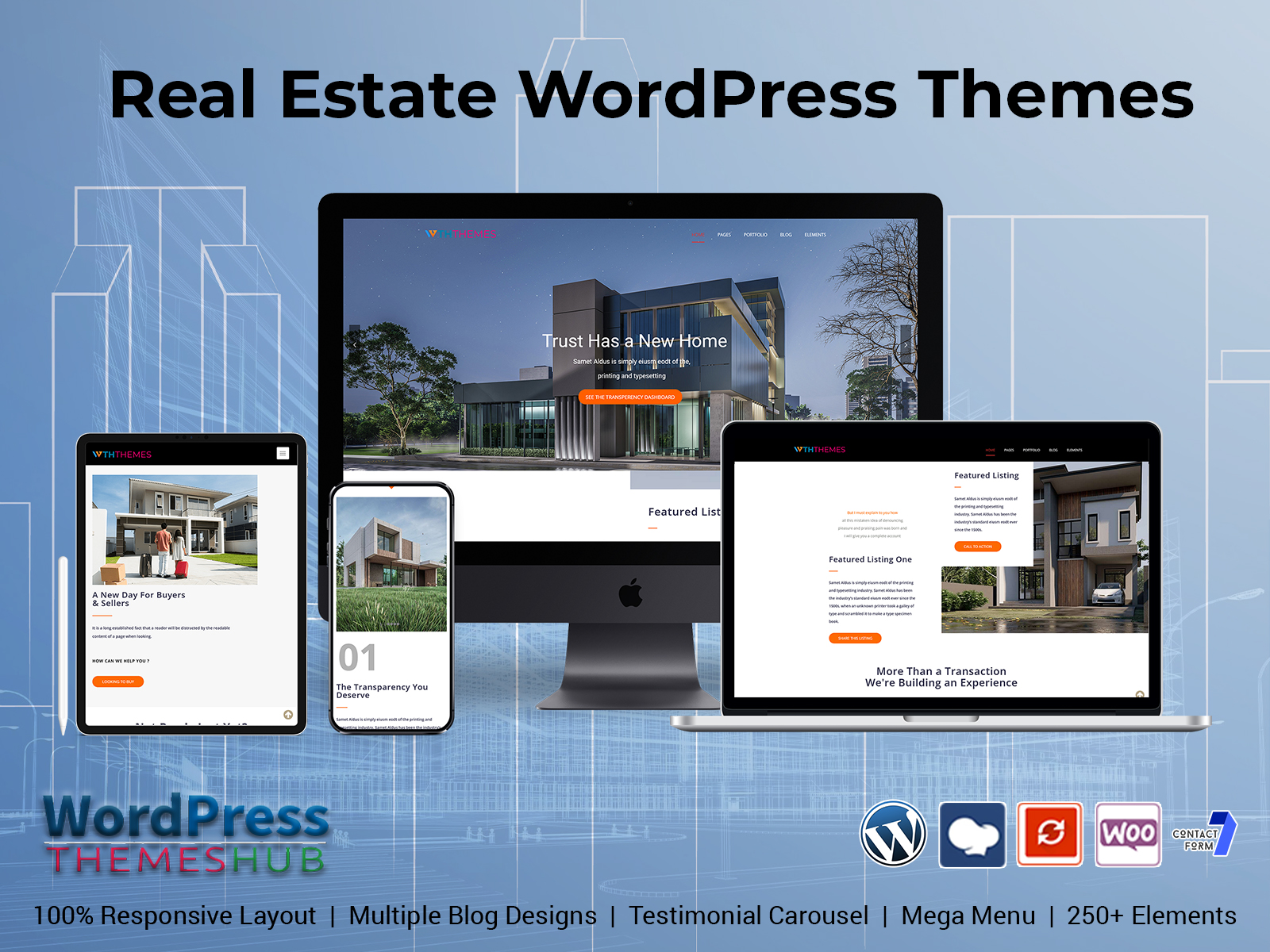 Real Estate Premium Responsive WordPress Themes for Online Business
