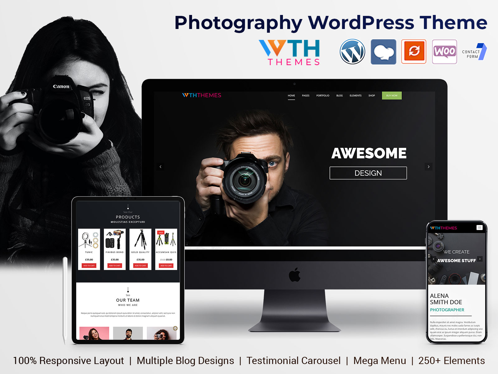 Photography WordPress Themes With Simple And Cool Features