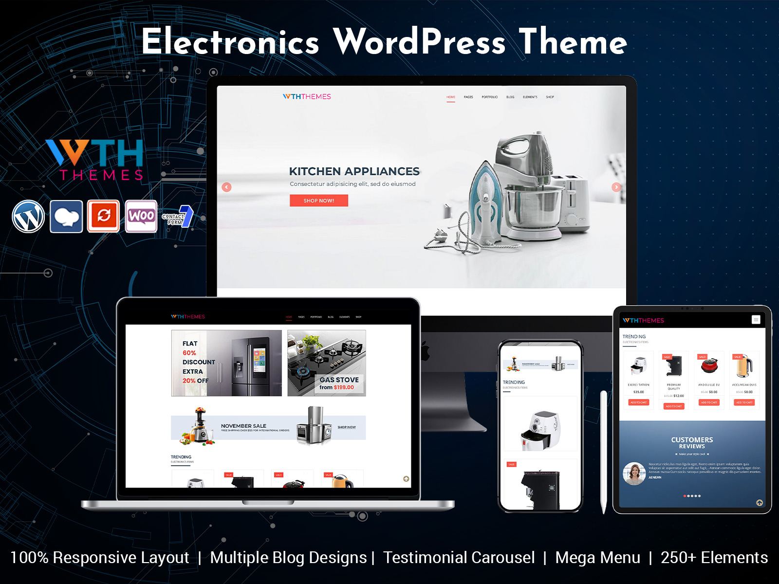 Electronics WordPress Theme Store Designed For Electronics Stores