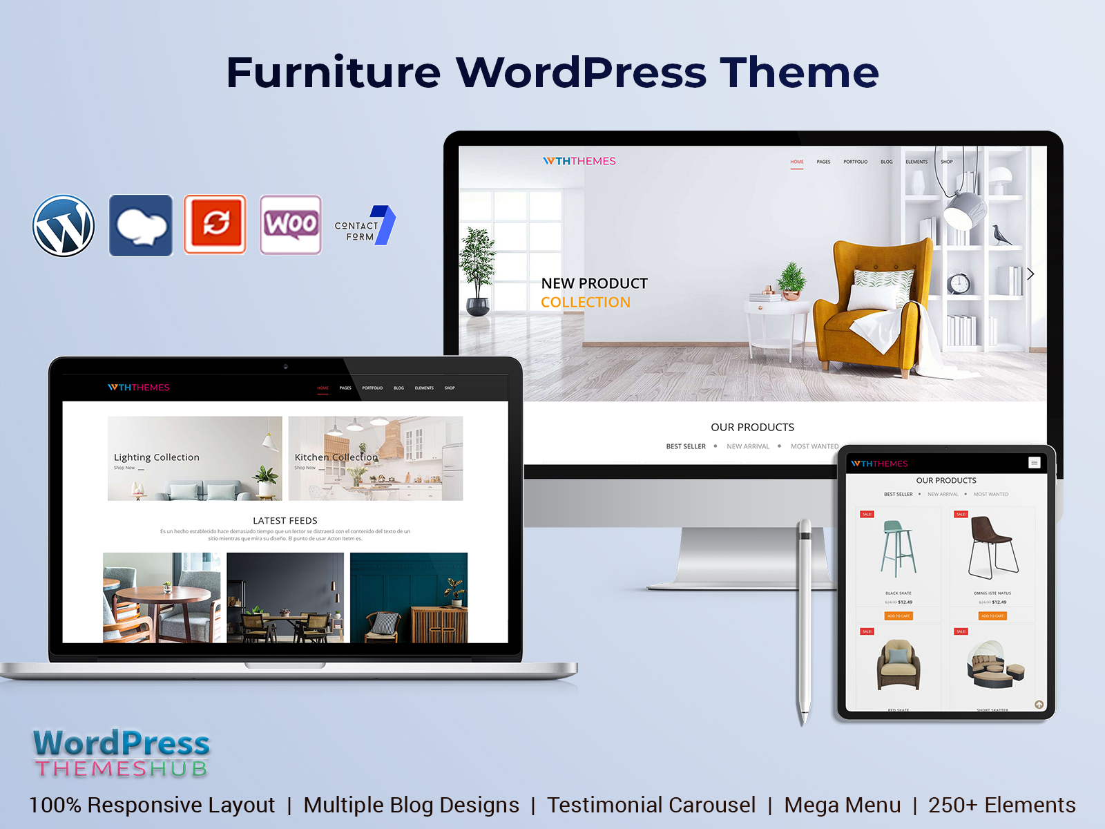 Responsive Furniture WordPress Theme To Make A Furniture Store