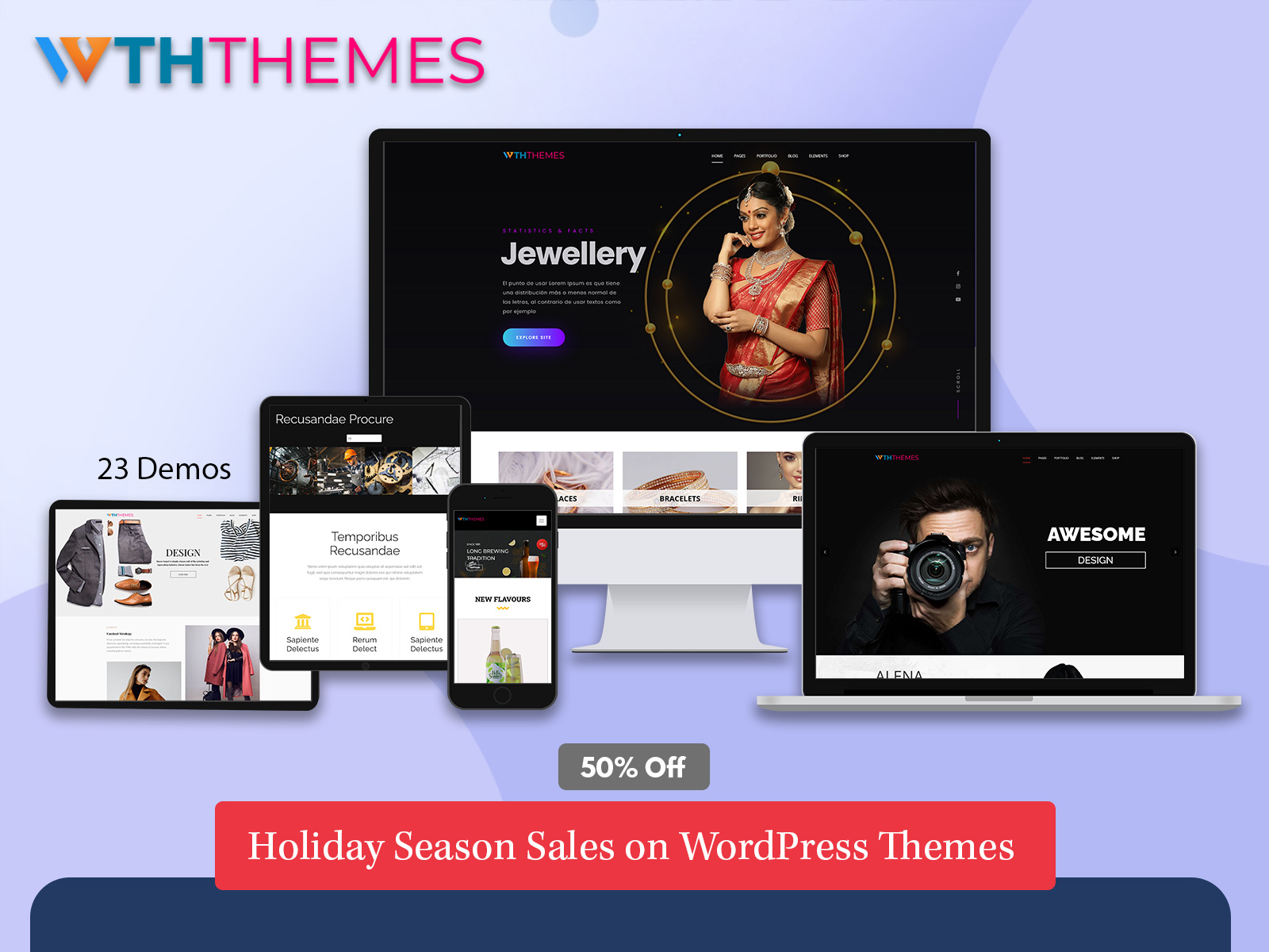 Holiday Season Sales On WordPress Theme – 23 Unique Themes