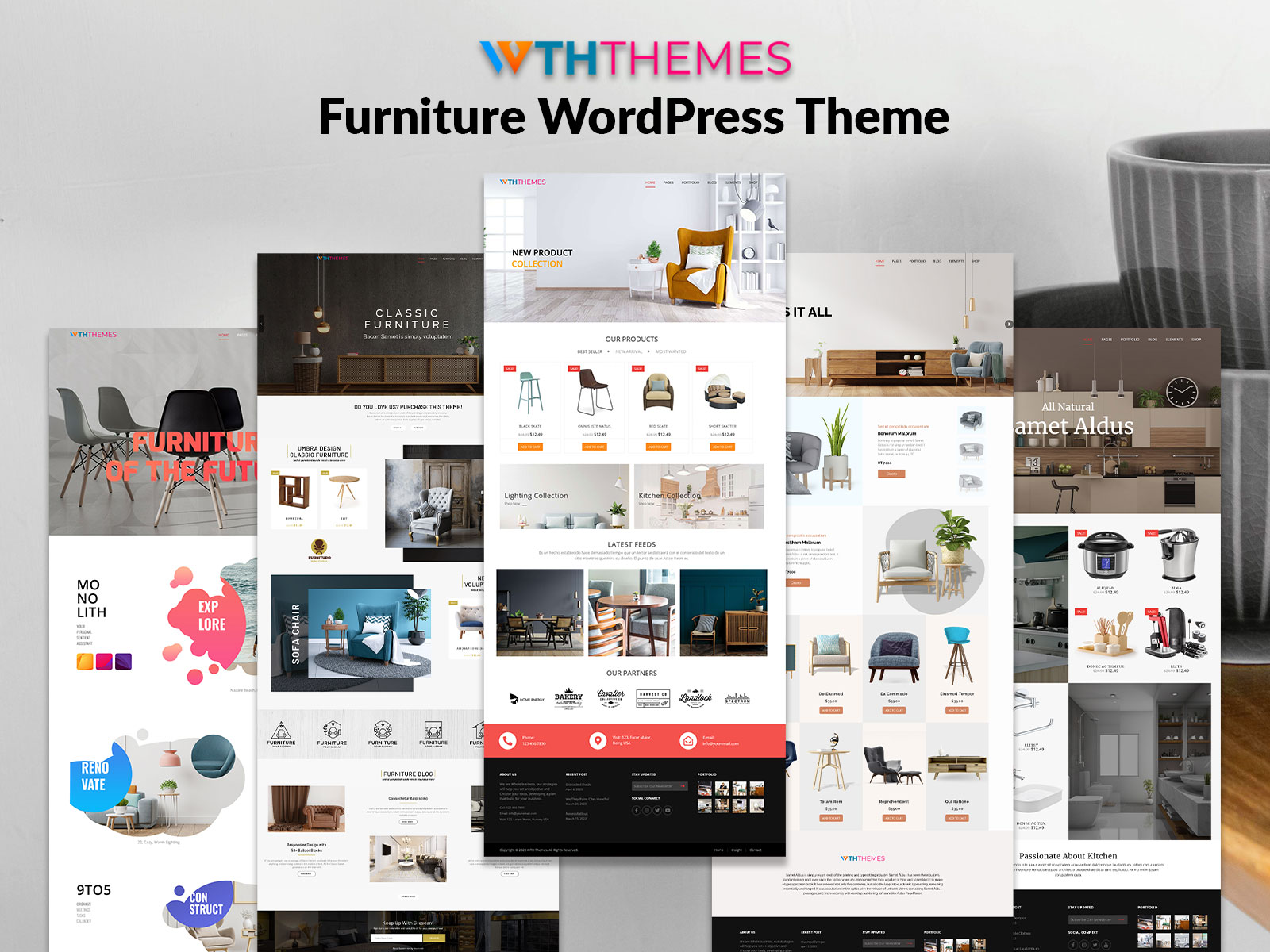 Find Our Collection Of Furniture WordPress Theme For Your Website