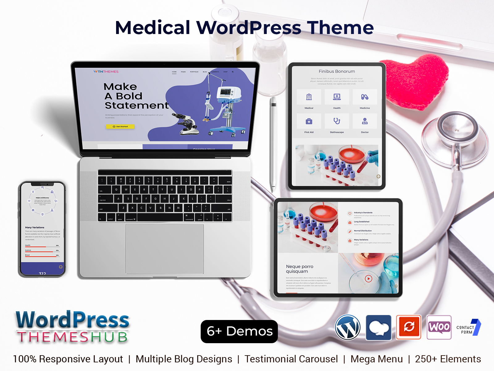 Responsive Medical WordPress Theme For Medical Website