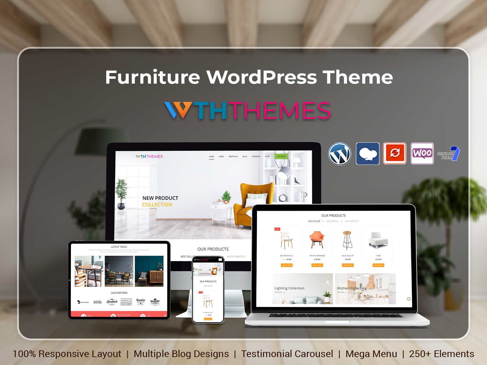 Modernize Your Furniture Website With A Corporate WordPress Theme