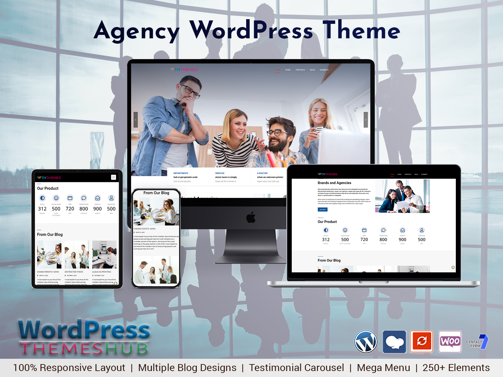 Professional Agency WordPress Theme For Corporate Website