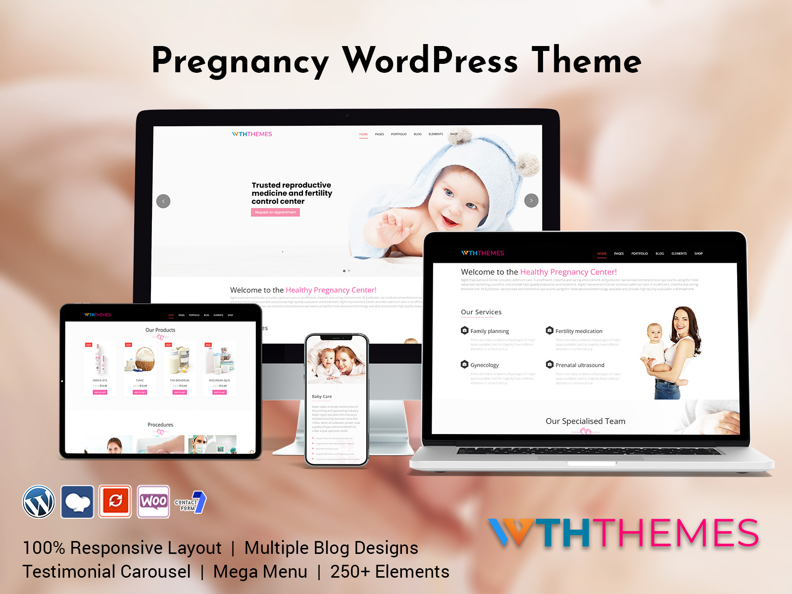 Enhance Your Baby’s Care Website With A Pregnancy WordPress Theme
